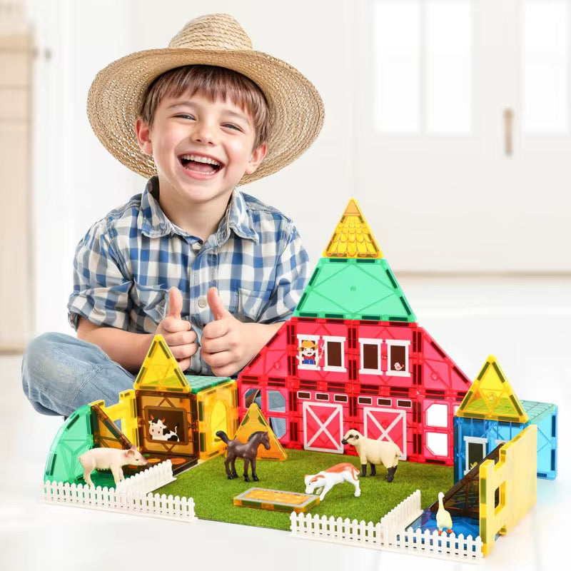 قطع ممغنطة (حيوانات المزرعة) 50 قطعة