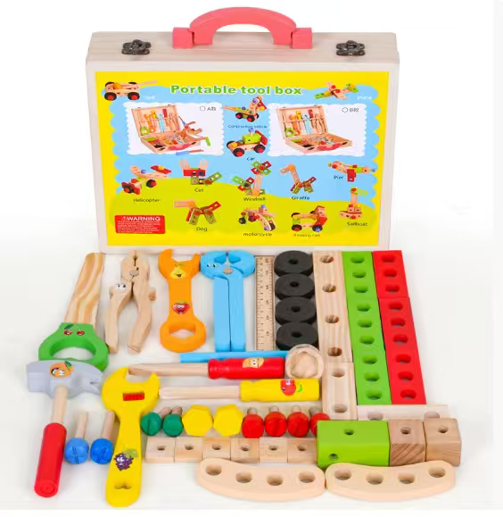 حقيبة النجارة الخشبيه