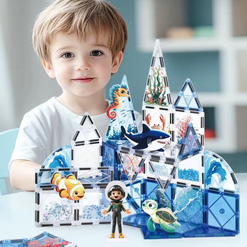 قطع ممغنطة (كائنات بحرية) 42 قطعة