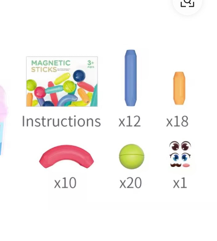 علبة العصا الممغنطة 61 قطعة