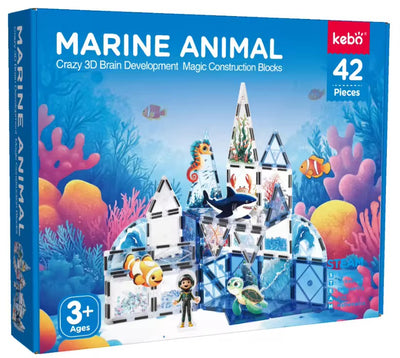 قطع ممغنطة (كائنات بحرية) 42 قطعة