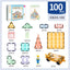 Magnetic puzzle (100 pieces)