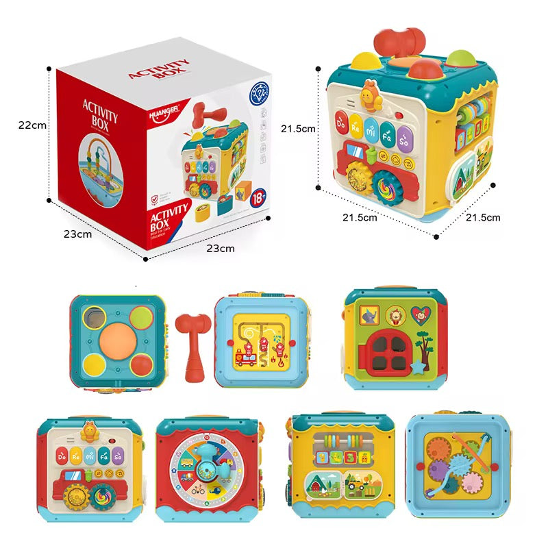 المكعب التعليمي البلاستيكي