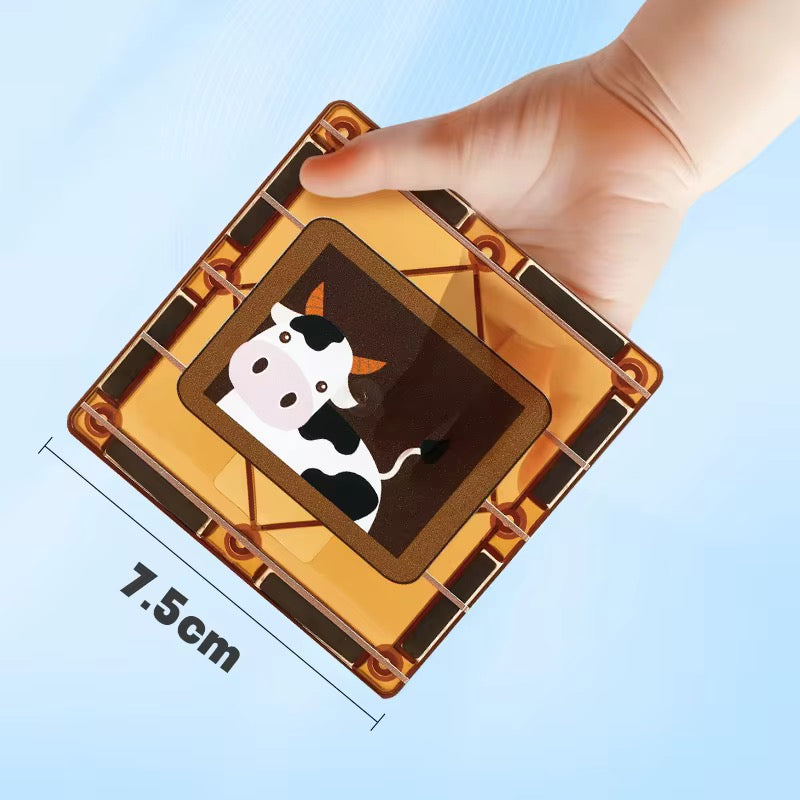 قطع ممغنطة (حيوانات المزرعة) 50 قطعة