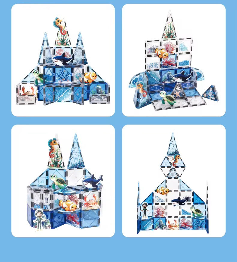 قطع ممغنطة (كائنات بحرية) 42 قطعة