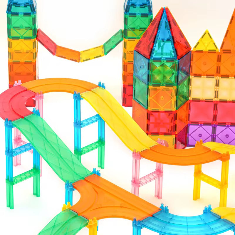 قطع ممغنطة(مسار السيارات) 200 قطعة