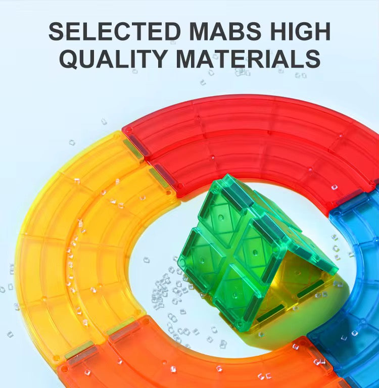 قطع ممغنطة(مسار السيارات) 200 قطعة