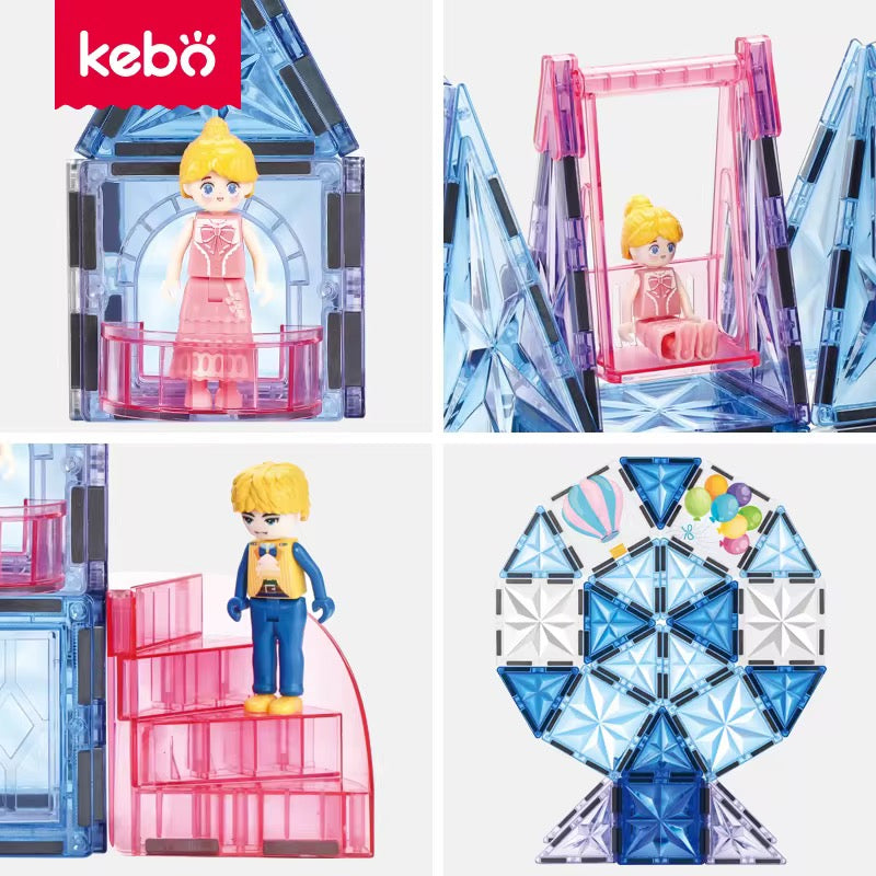 القطع الممغنطة النجمية 100 قطعة