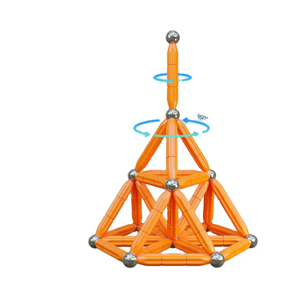 العصا و الكرات الممغنطة 100 قطعة