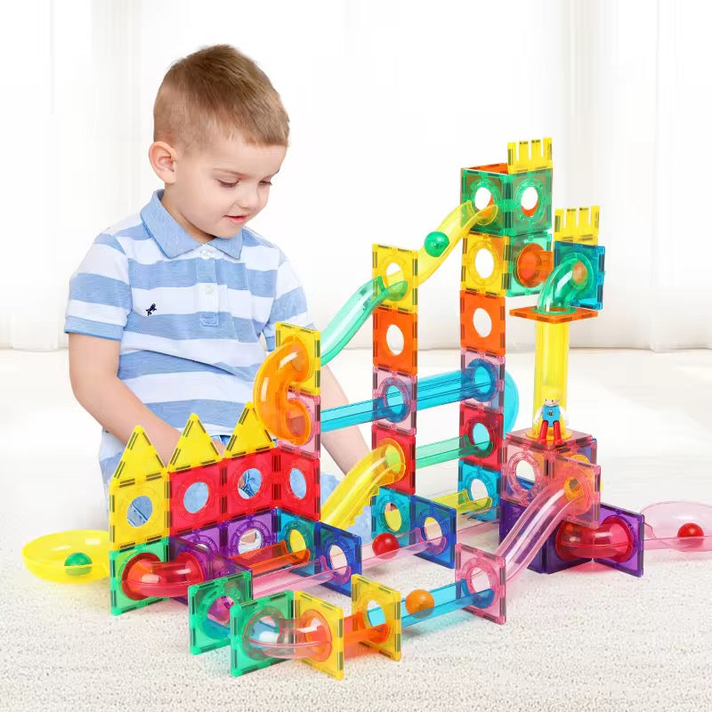 قطع ممغنطة (مسار الكرات) 120 قطعة