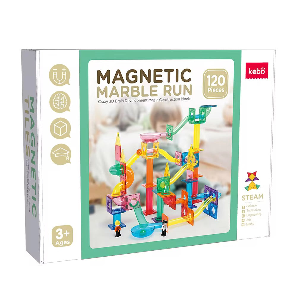 قطع ممغنطة (مسار الكرات) 120 قطعة