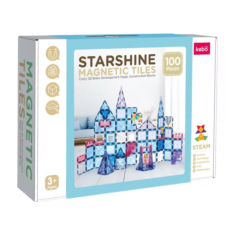 القطع الممغنطة النجمية 100 قطعة